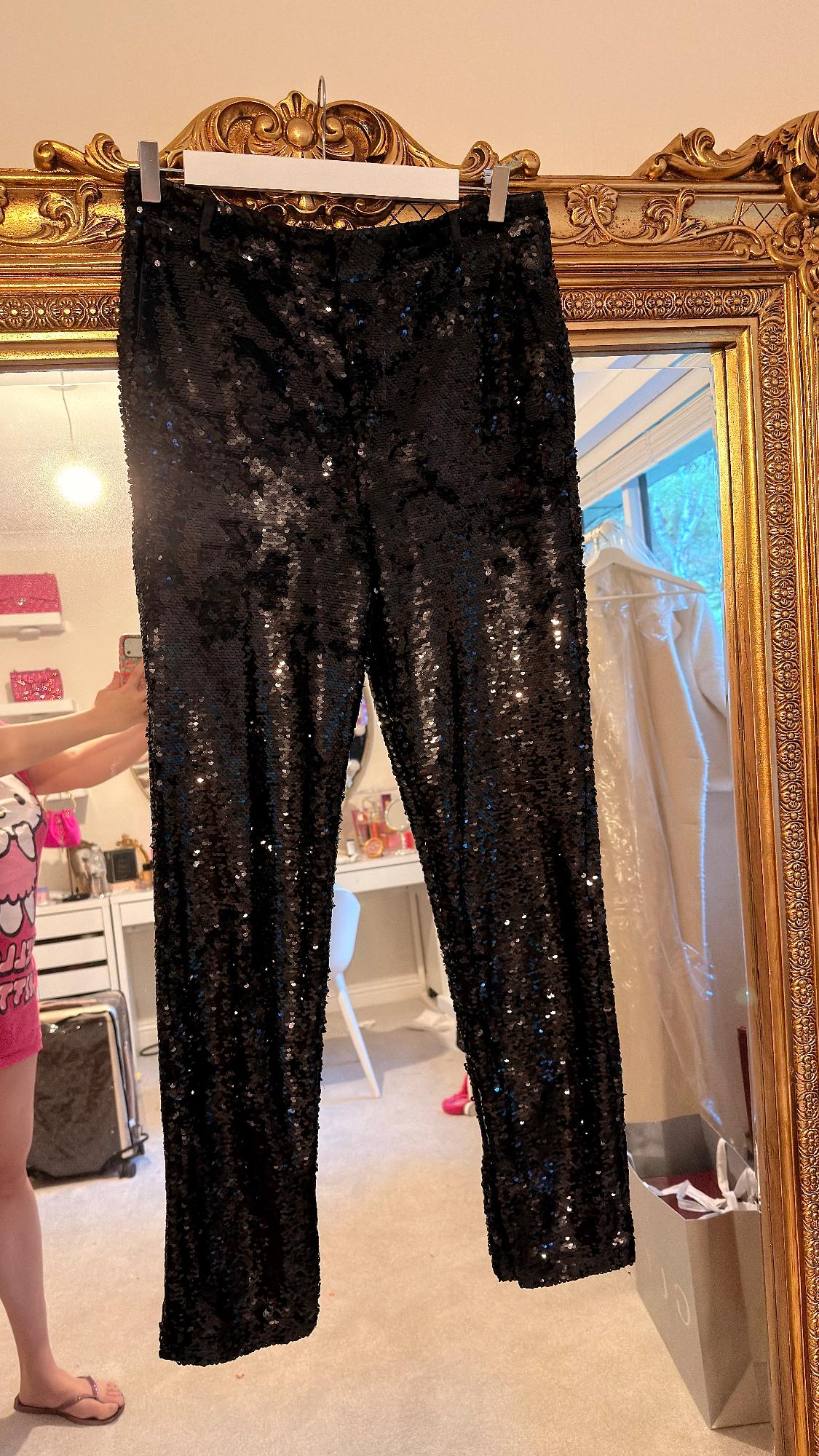 SEQUINNED TROUSERS - Image 2