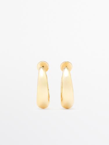 Pendientes aro - Dorado de Zara - Imagen 0