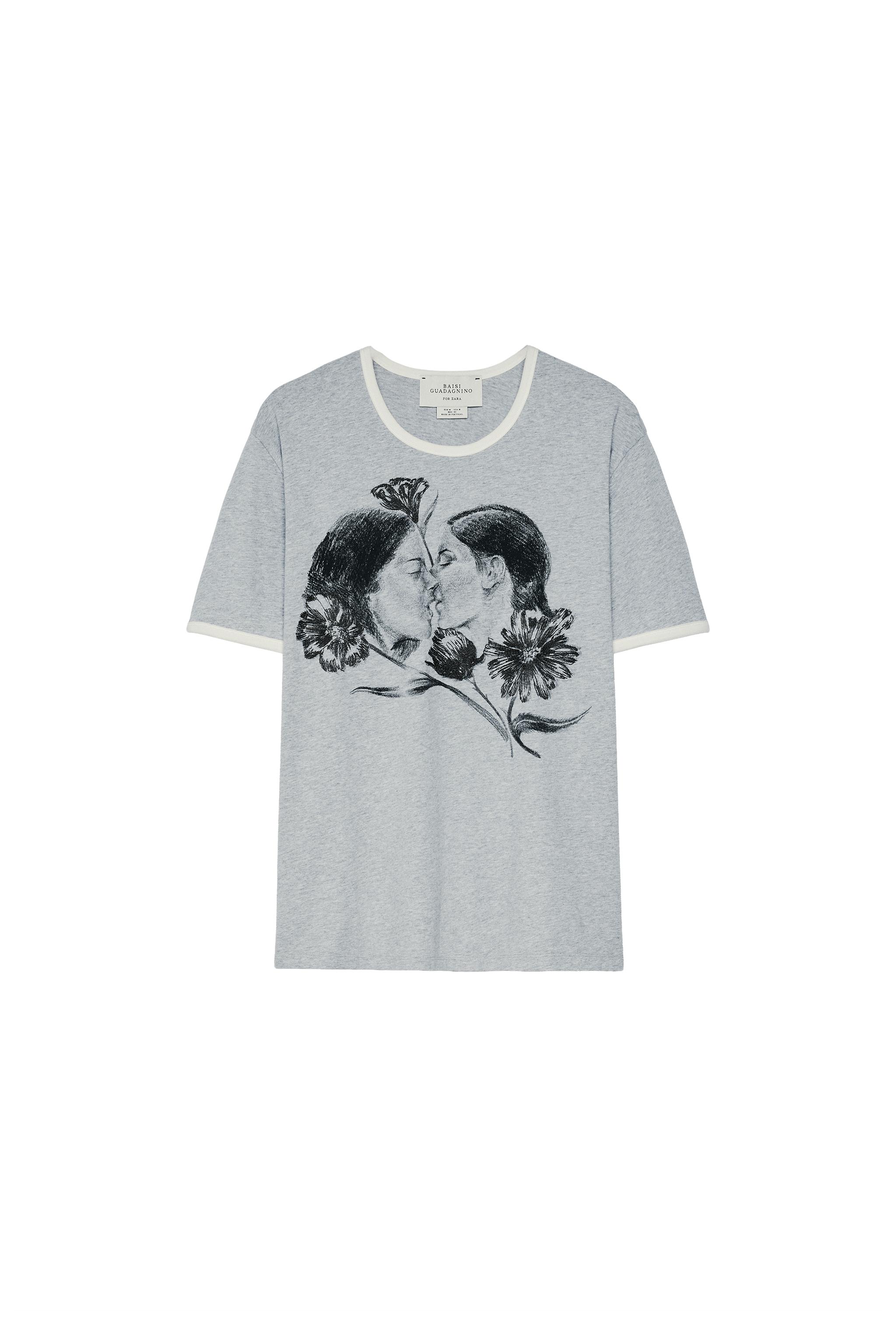 FLORAL PRINT T-SHIRT