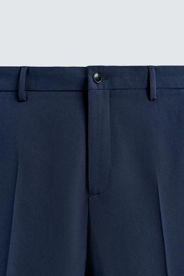 PANTALON DE COSTUME CONFORT - Bleu encre de Zara - Image 6