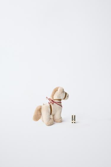 SHEEPSKIN PONY BAG - Ecru White by Zara - Image 5