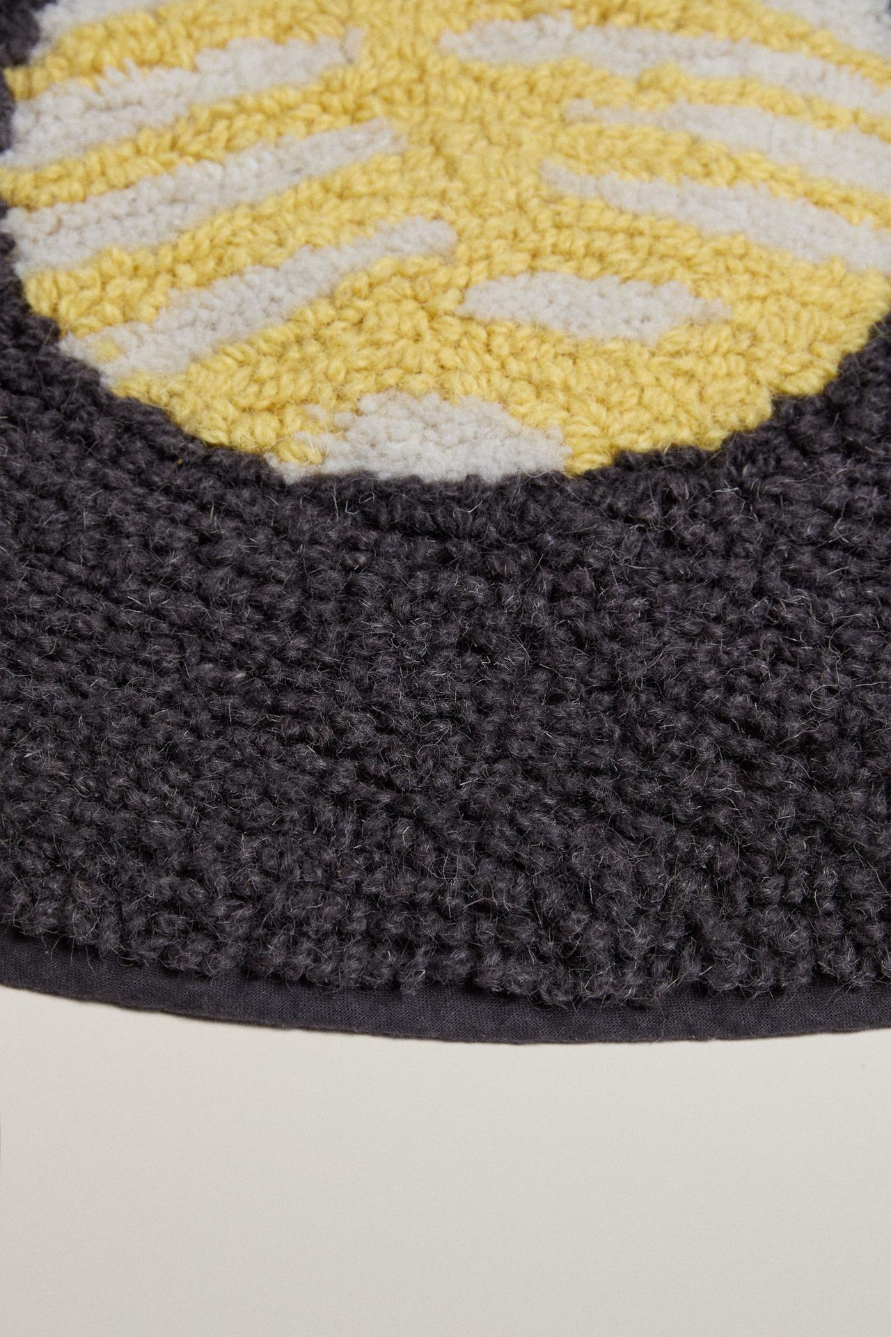 KIDS' SPACE AREA RUG — Anthracite grey