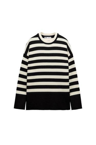 STRIPED KNIT SWEATER