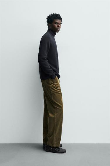 TEXTURED WOOL JUMPER - Blue by Zara - Image 3