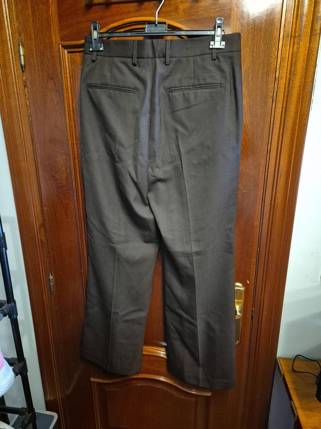 WOOL BLEND FLARE FIT SUIT TROUSERS - Image 4