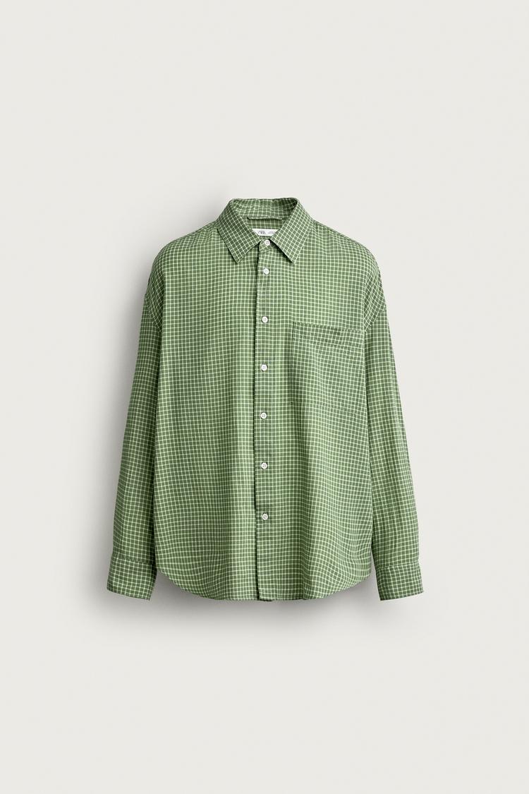 RELAXED FIT CHECK SHIRT