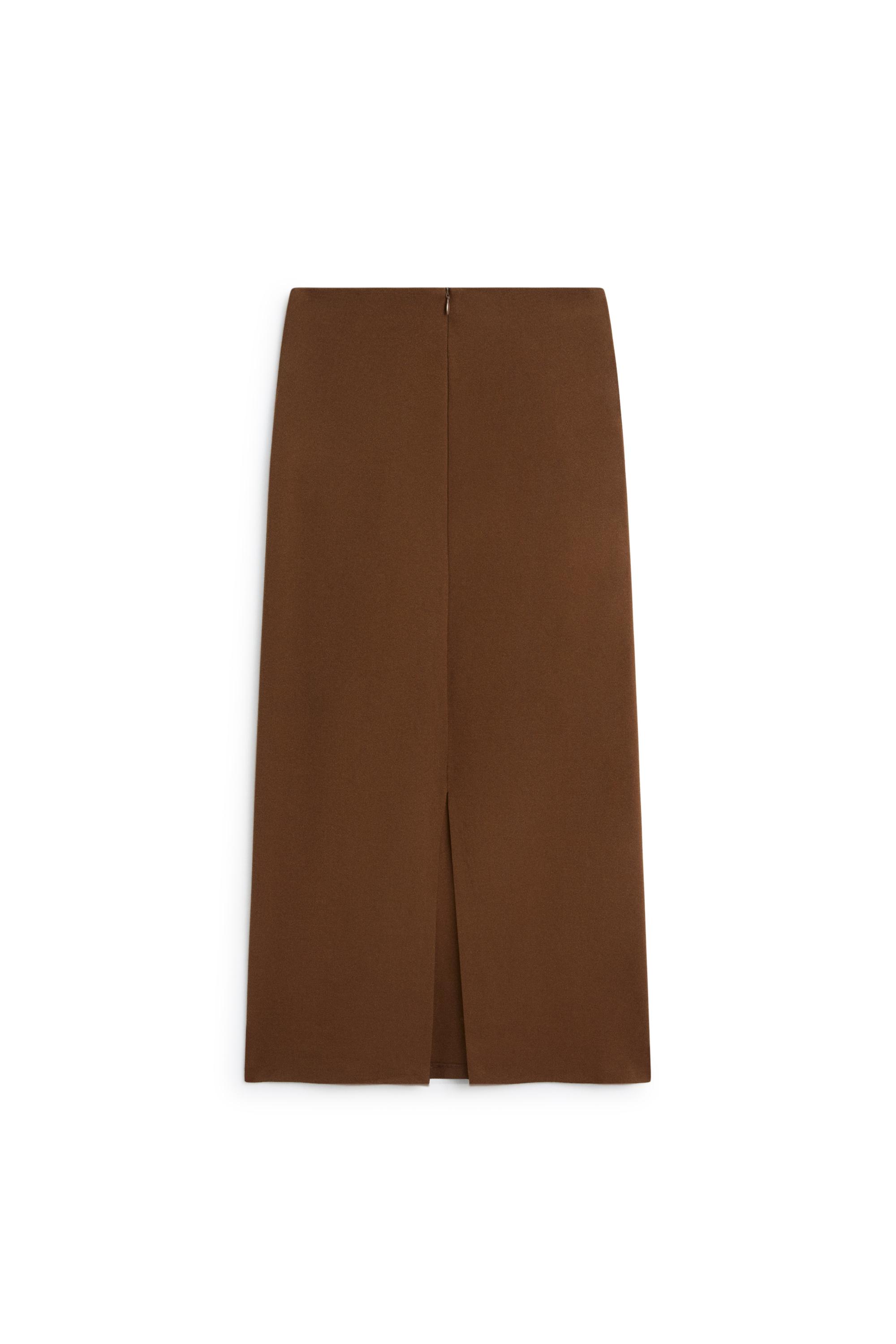 Stretch wool blend midi skirt - LIMITED EDITION