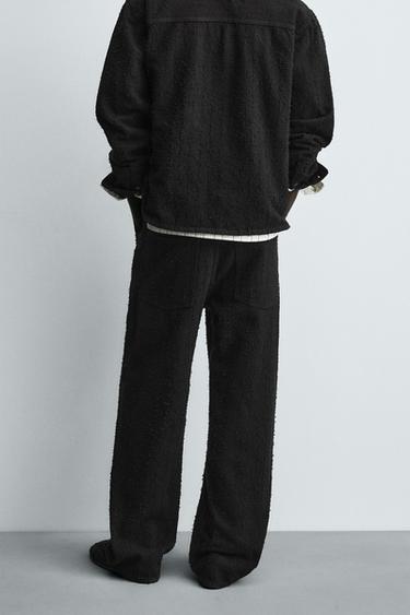 RELAXED FIT JEANS TEXTURE - Black by Zara - Image 2