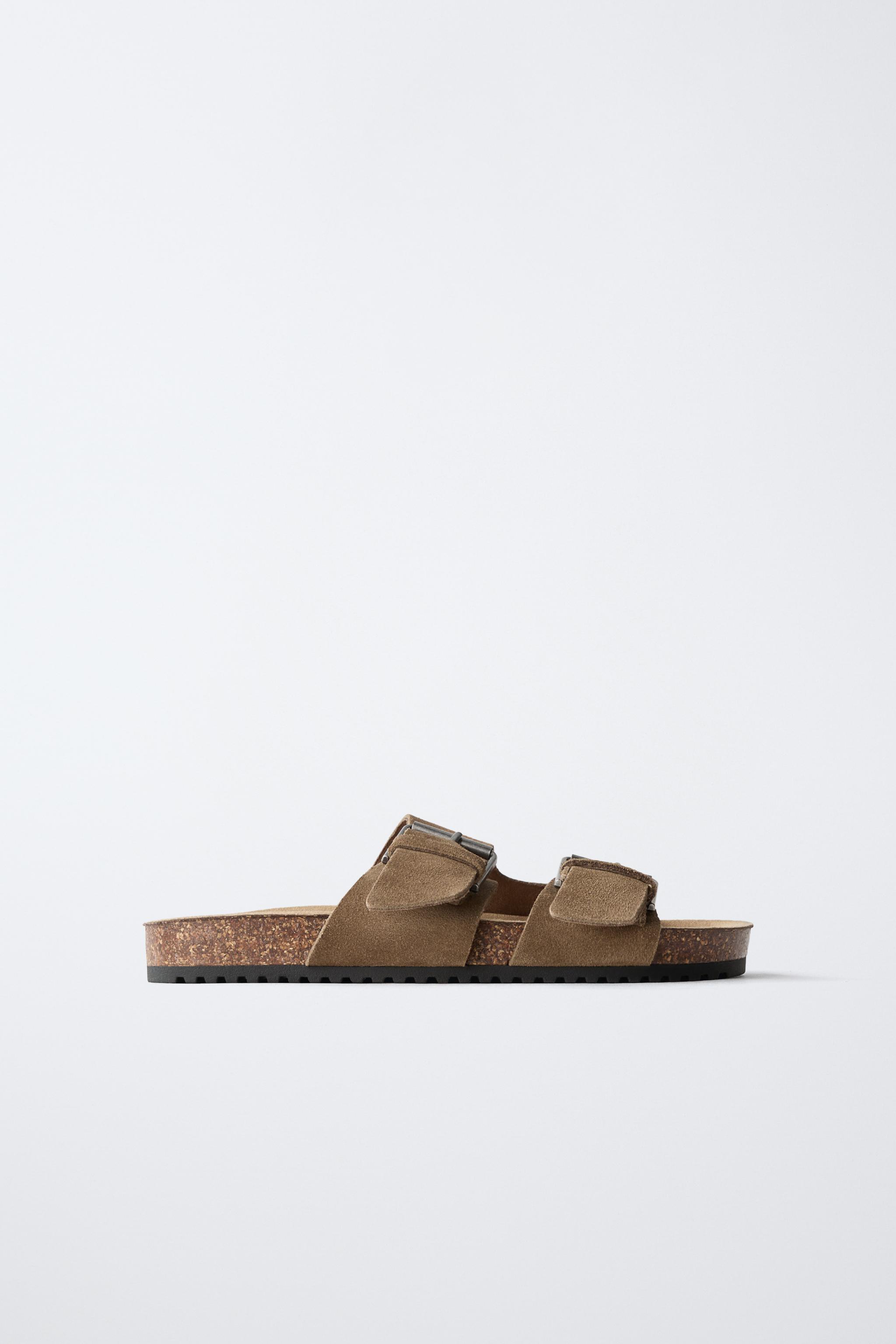 SANDALES EN CUIR