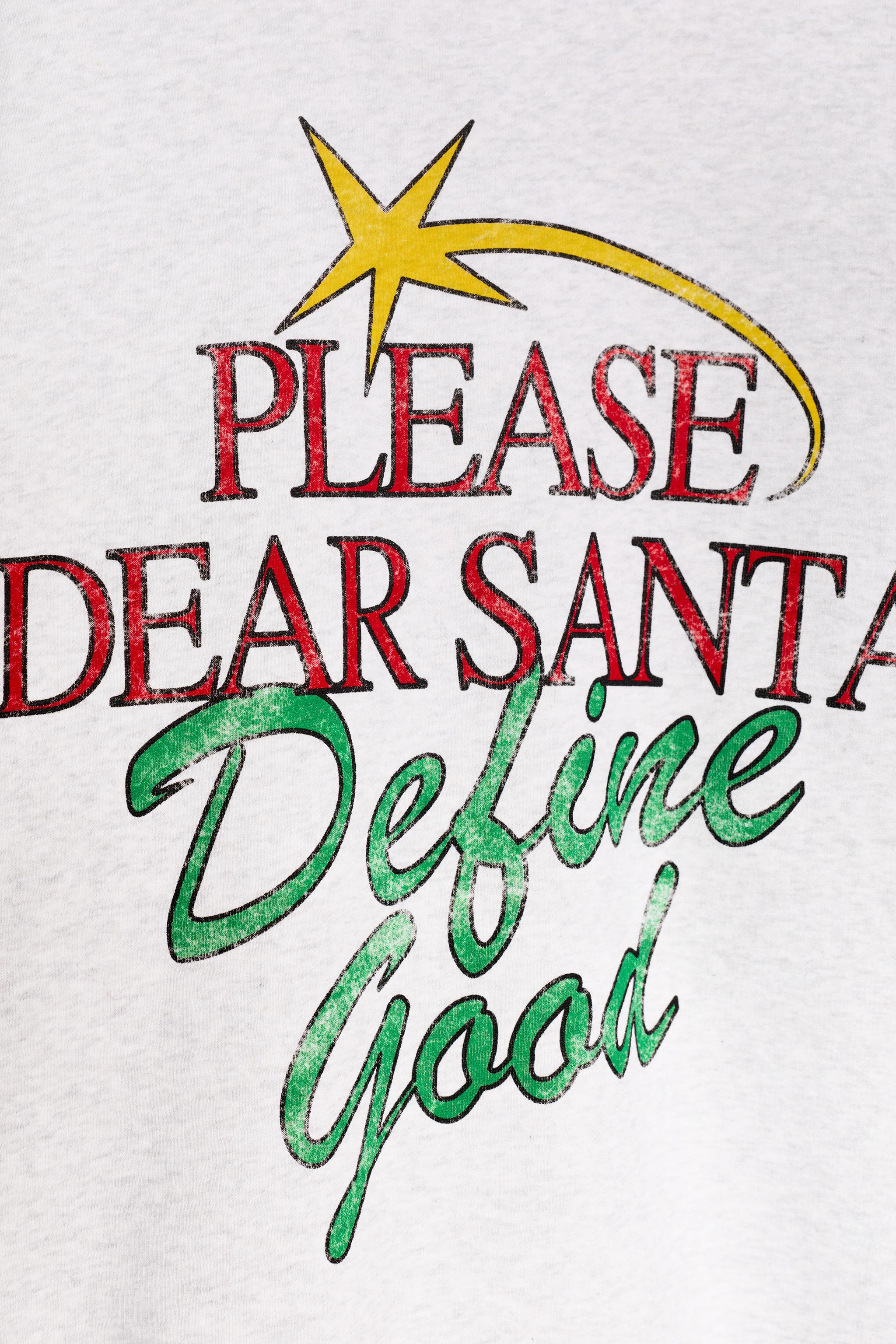 CHRISTMAS TEXT SWEATSHIRT