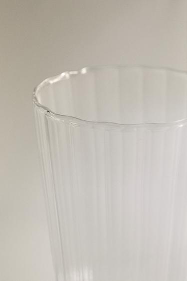 BOROSILICATE TUMBLER WITH LINES - 990 by Zara - Image 4
