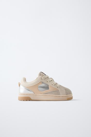 HEART SNEAKERS - Ecru White by Zara