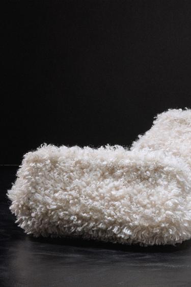 FURRY TOILETRY BAG - Ecru White by Zara - Image 6