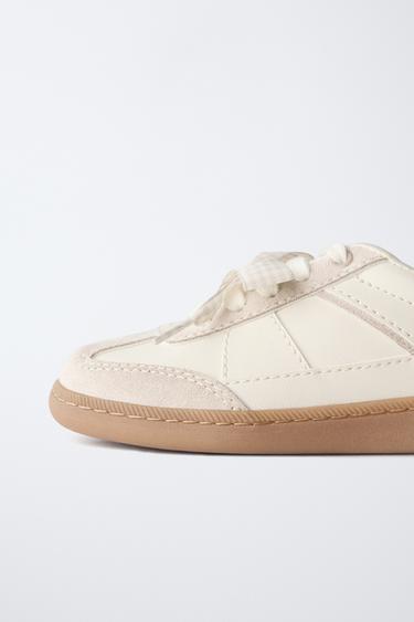SNEAKERS WITH BOW DETAIL - White by Zara - Image 3