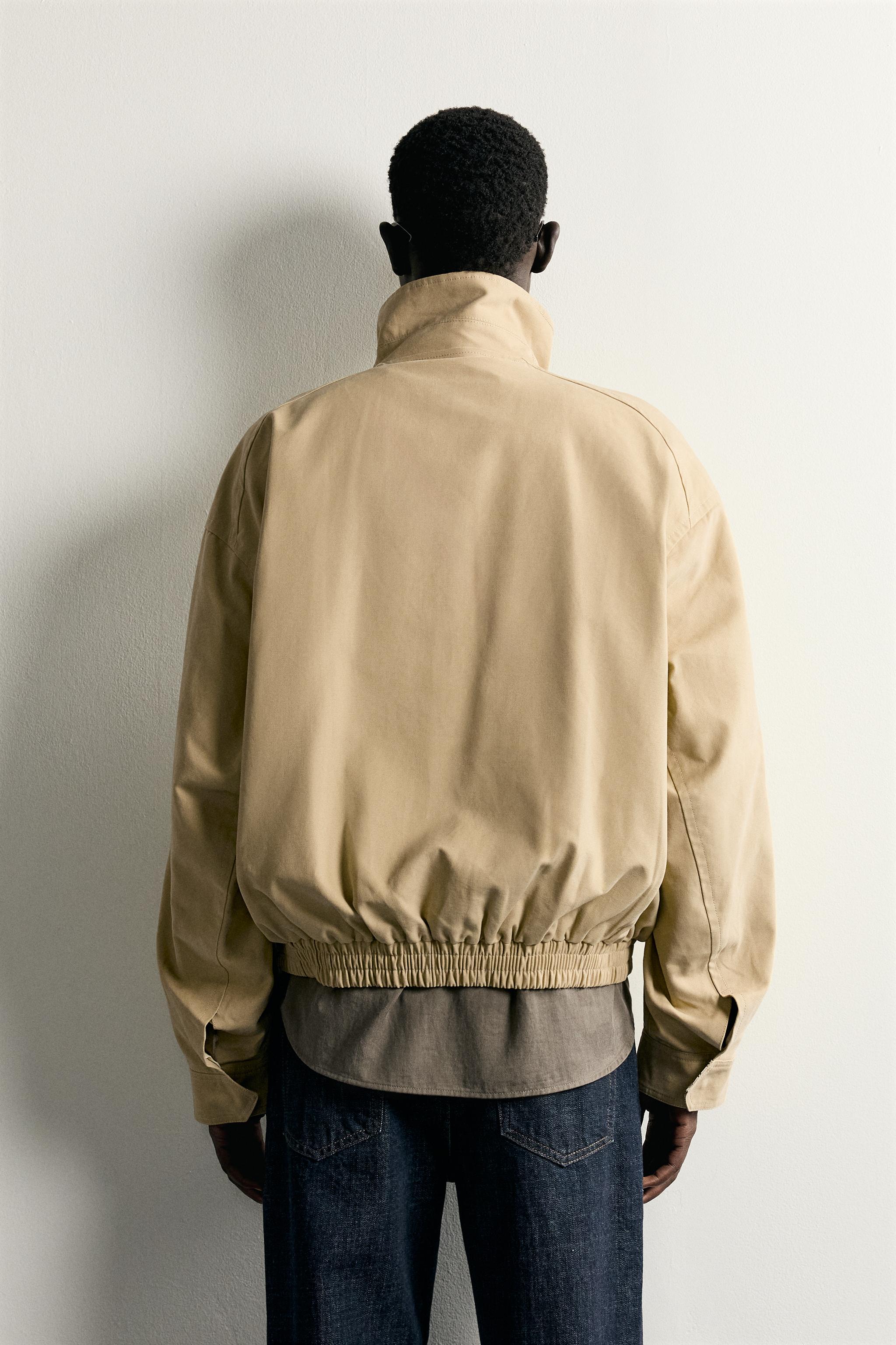 OVERSIZED COTTON CANVAS JACKET