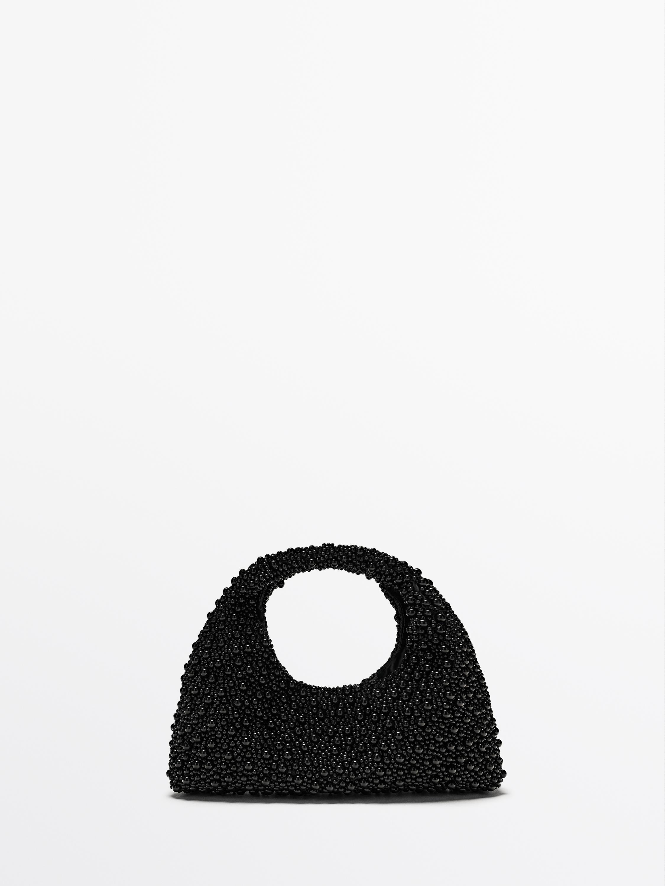Mini bag with beading