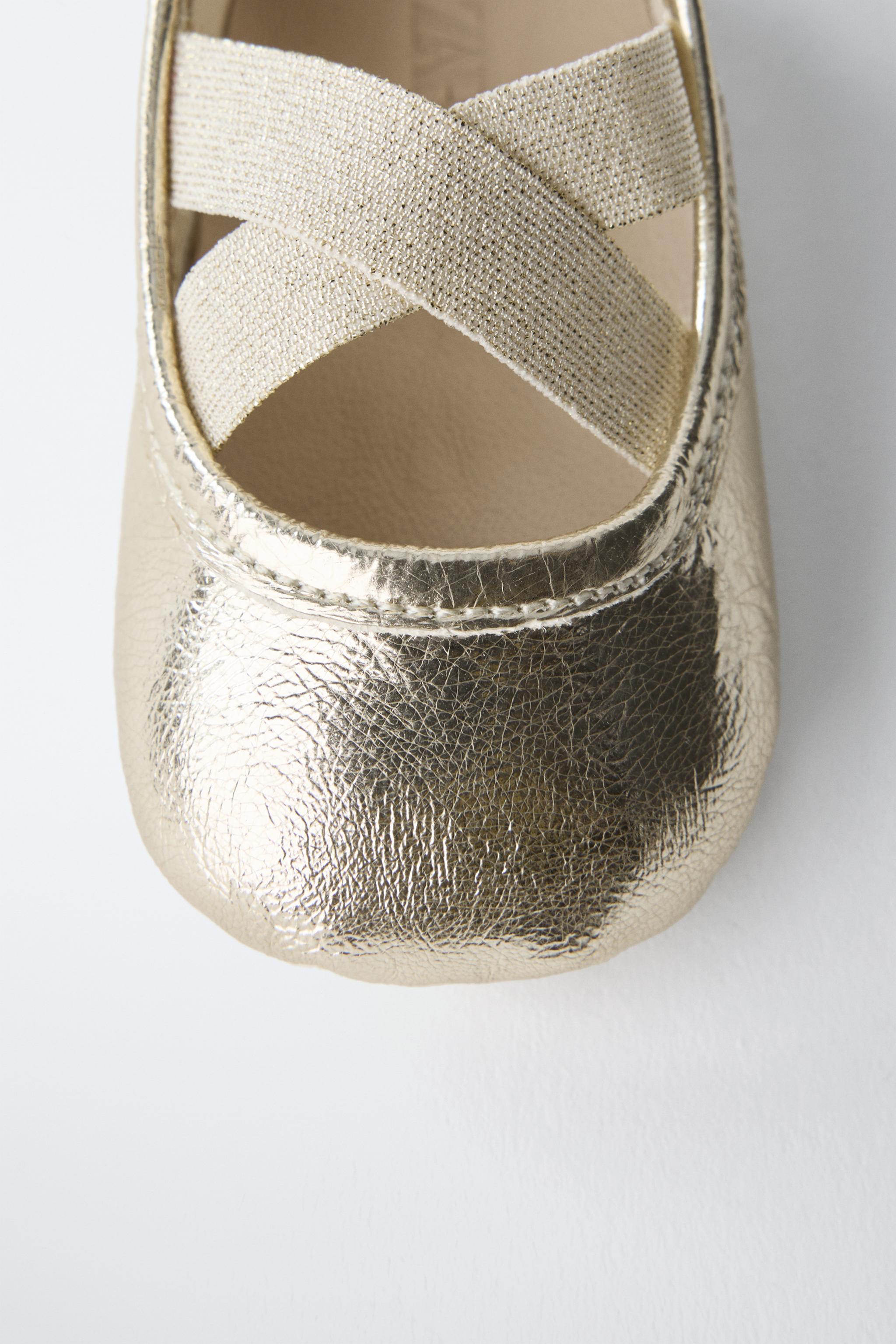 LEATHER BALLET FLATS