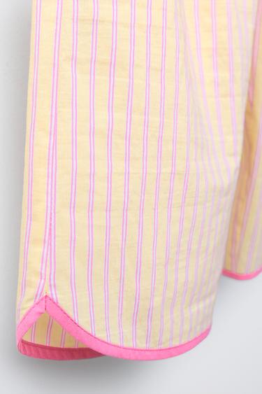 PANTALON À RAYURES - Jaune de Zara - Image 3