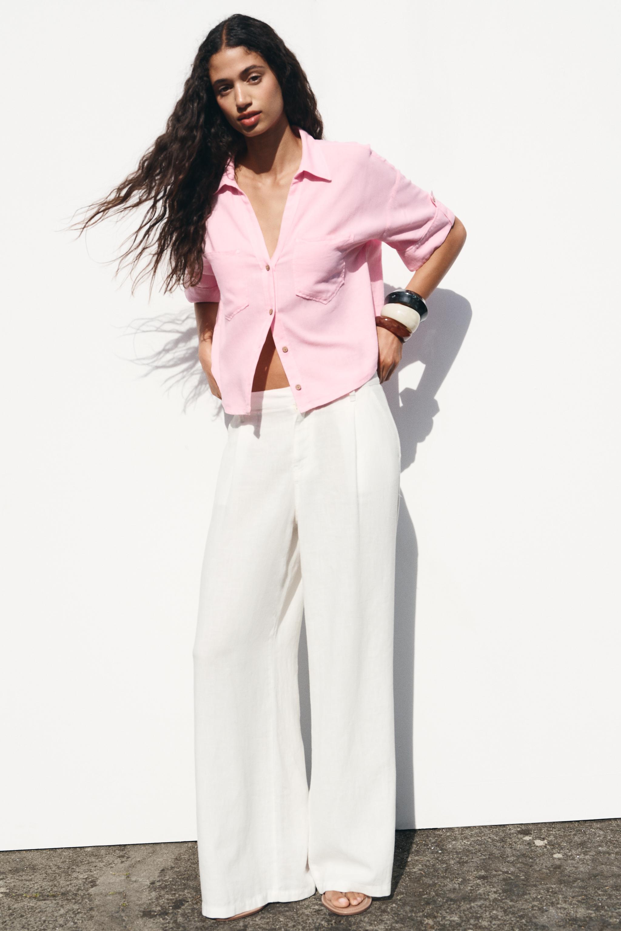 レディースクロップドシャツ | ZARA 日本