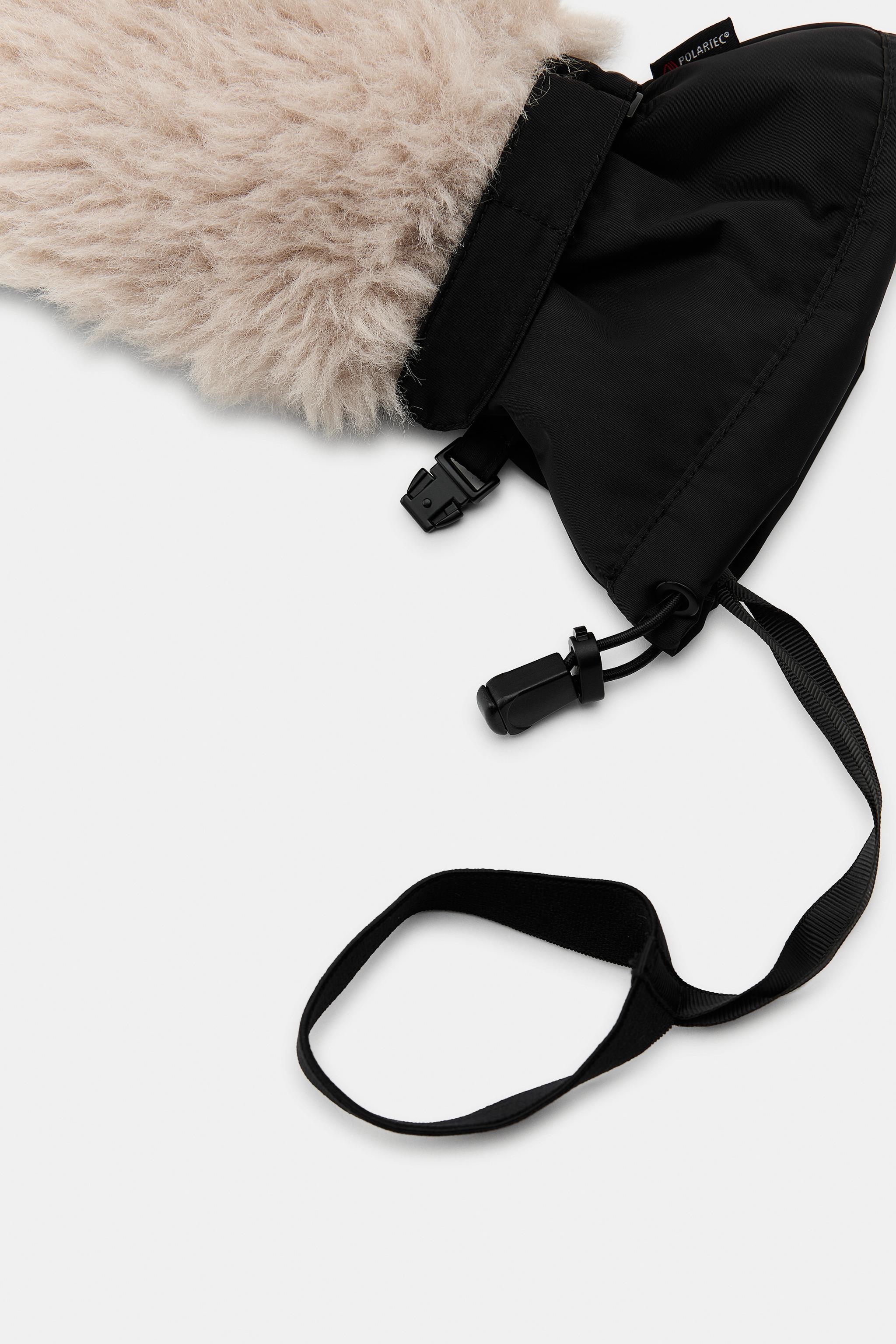 FAUX FUR POLARTEC® MITTENS SKI COLLECTION