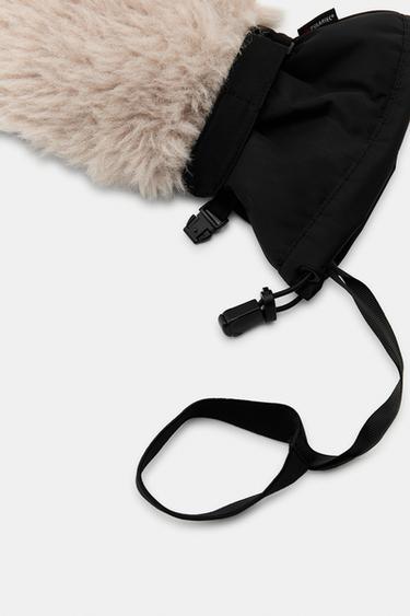 MOUFLES EFFET FOURRURE POLARTEC® SKI COLLECTION - Vison de Zara - Image 3
