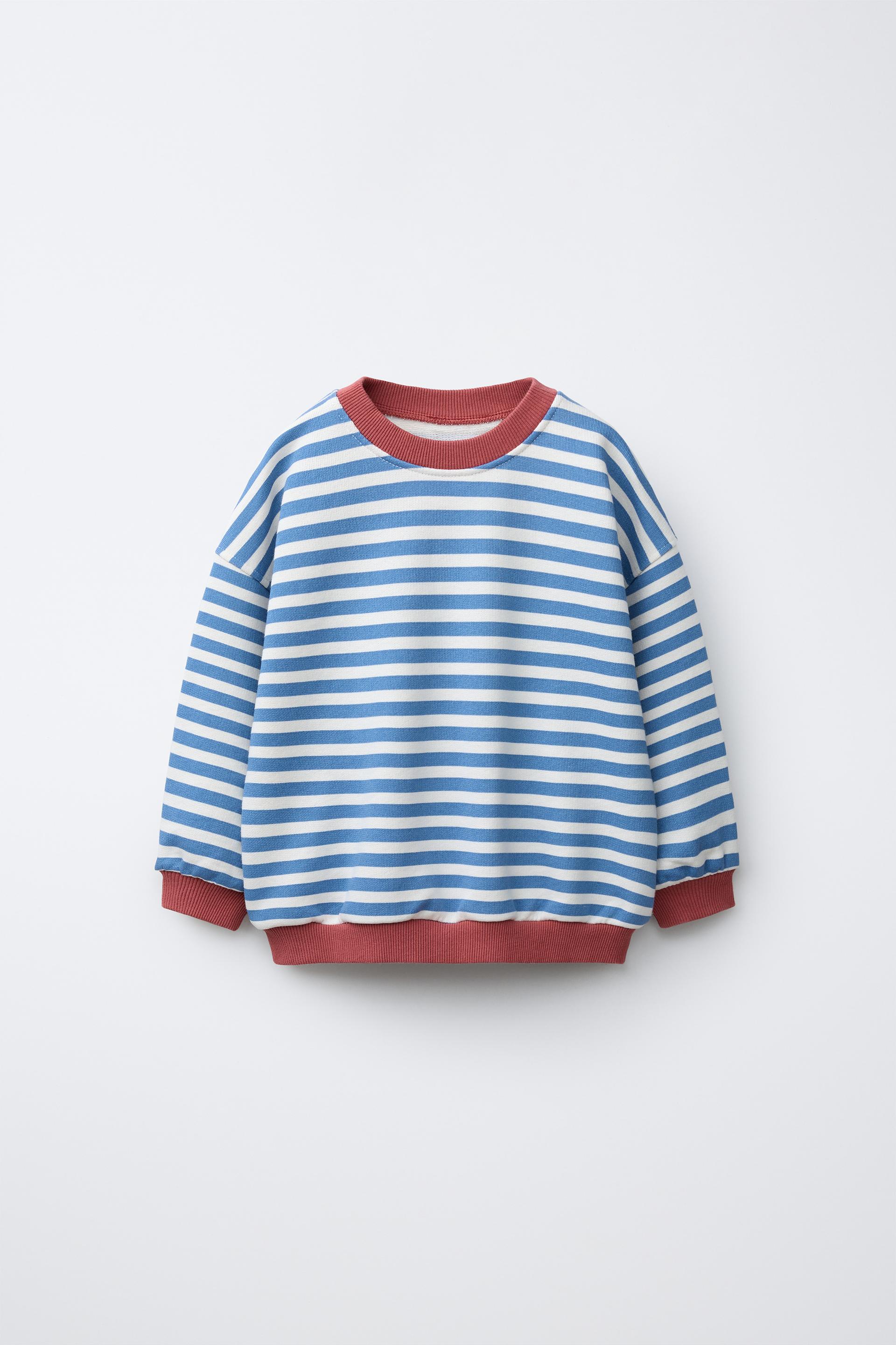 Contrast Stripe Sweatshirt