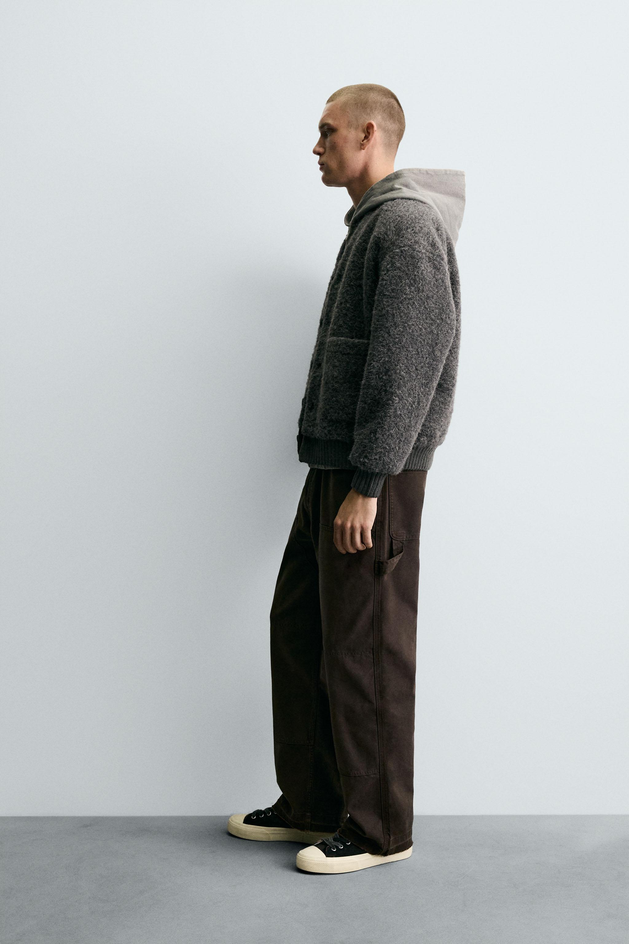 TEXTURED POCKET CARDIGAN