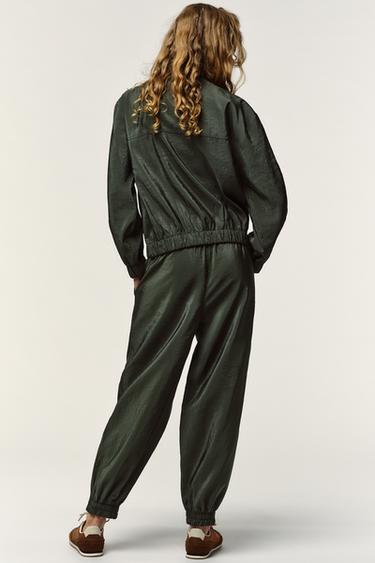 CUFFED HEM TROUSERS - Khaki by Zara - Image 2