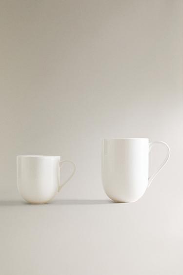 BONE CHINA MUG - White by Zara