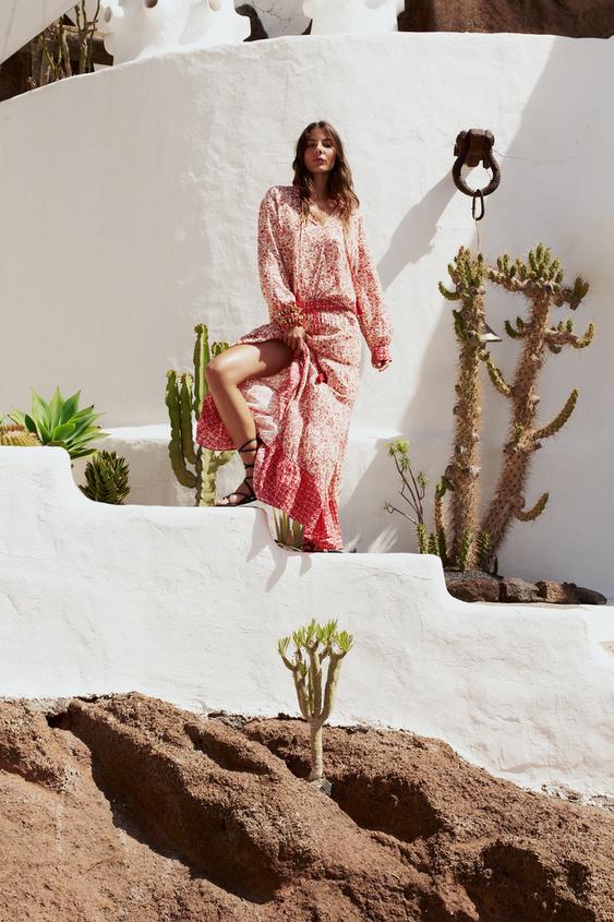 Buy Pink Floral Gillet & Striped Dress Set Online - Shop for W