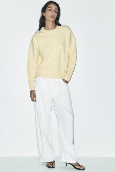 JERSEY SOFT PUNTO LISO - Amarillo de Zara