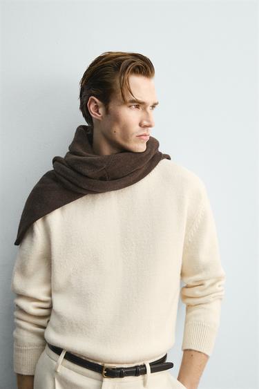 LIMITED EDITION TEXTURED JUMPER - Ecru by Zara - Image 4