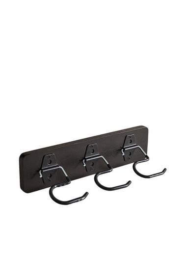 COLGADOR PARED GANCHO SILICONA - Negro de Zara