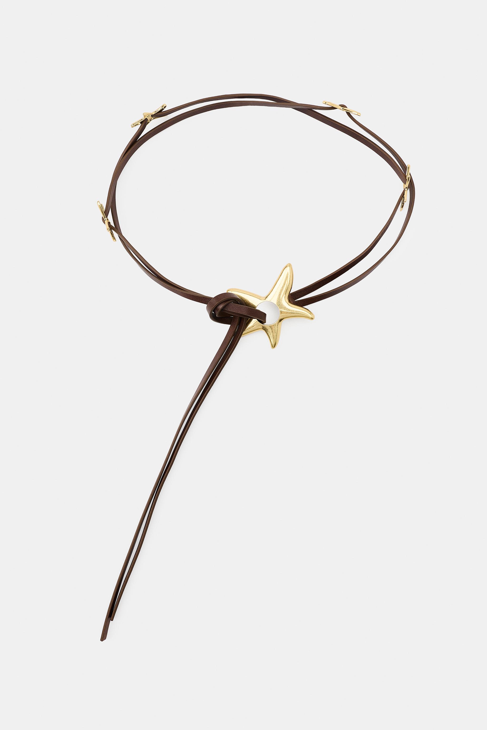 100% LEATHER DOUBLE STAR BELT