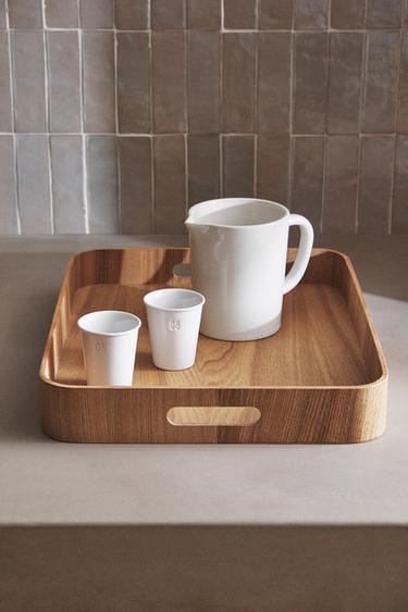 MEDIUM NON-SLIP TRAY - Light beige by Zara - Image 5