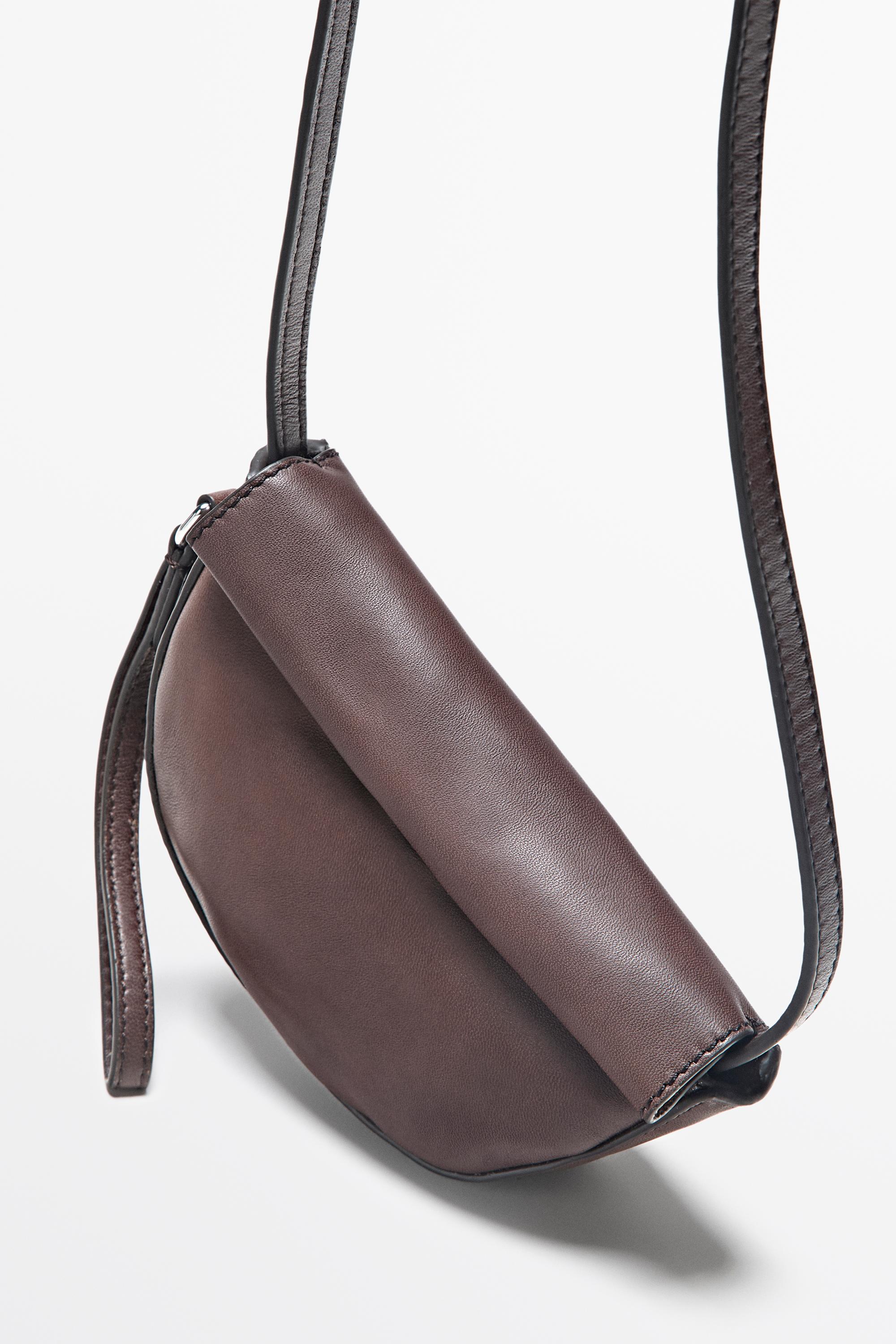 Nappa leather mini crossbody bag