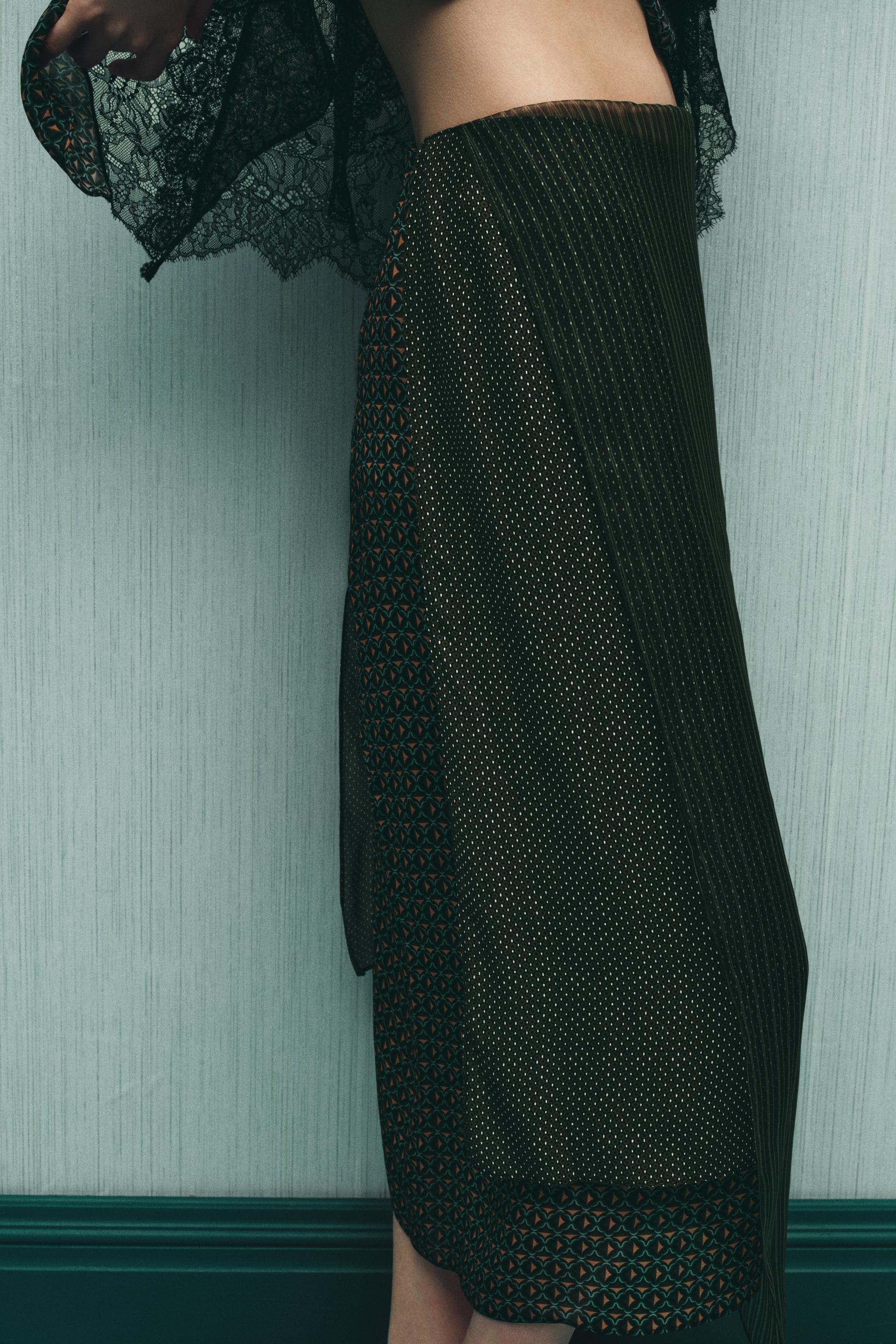 JUPE PARÉO IMPRIMÉE 100 % VISCOSE