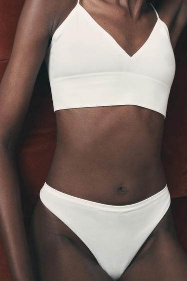CALCINHA SEAMLESS - Branco da Zara