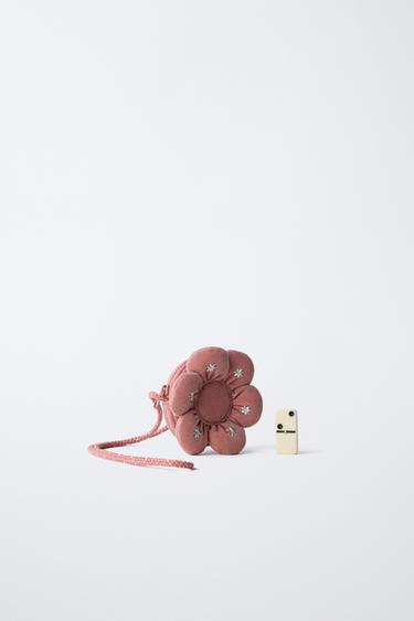 FLORAL CROSSBODY BAG - Pink by Zara - Image 6