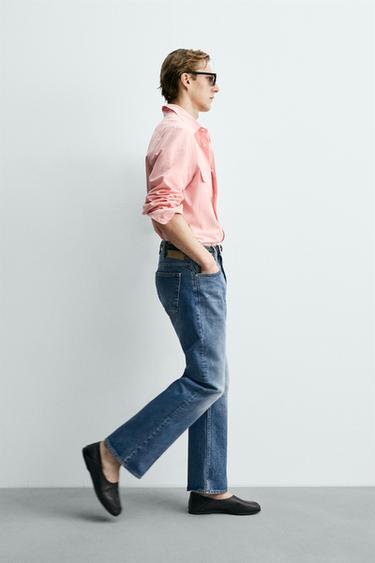 JEAN DROIT BOOTCUT AARON LEVINE X ZARA - Bleu moyen de Zara - Image 4