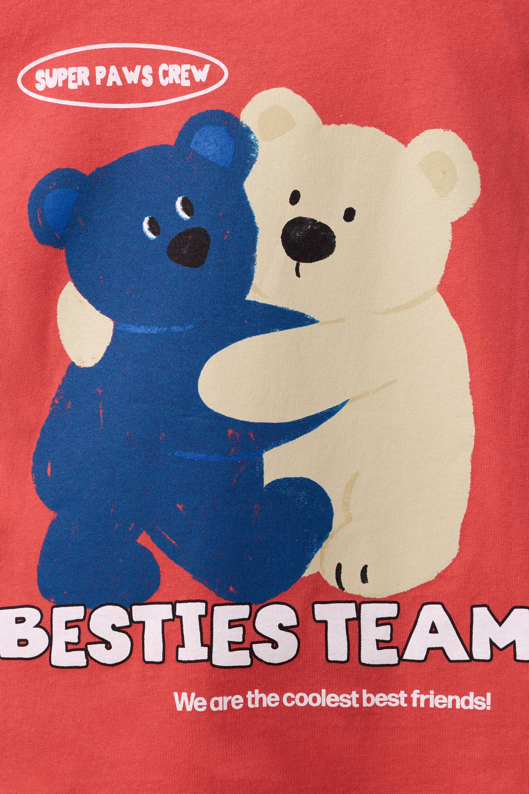 BEAR PRINT T-SHIRT