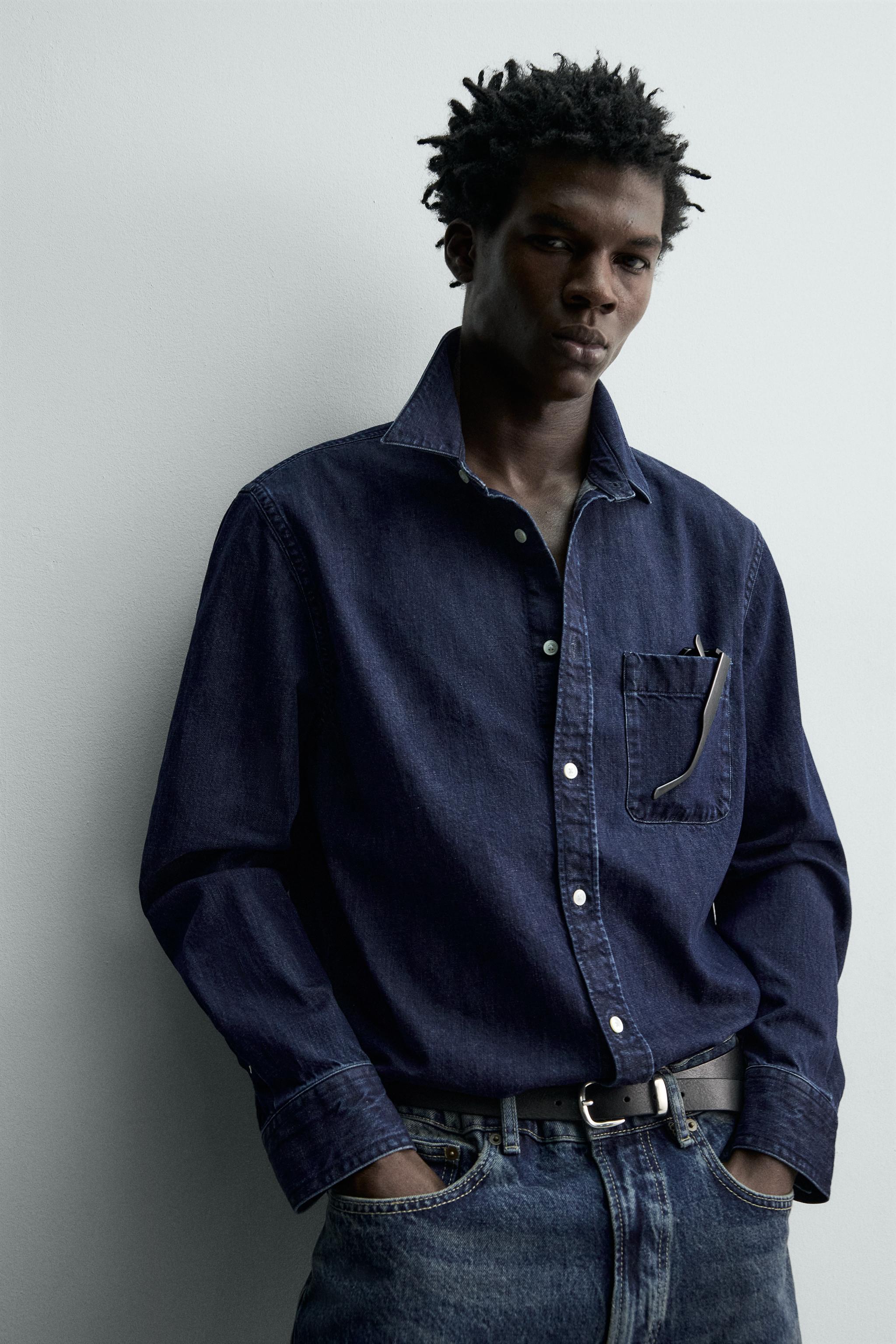CHEMISE REGULAR FIT EN DENIM