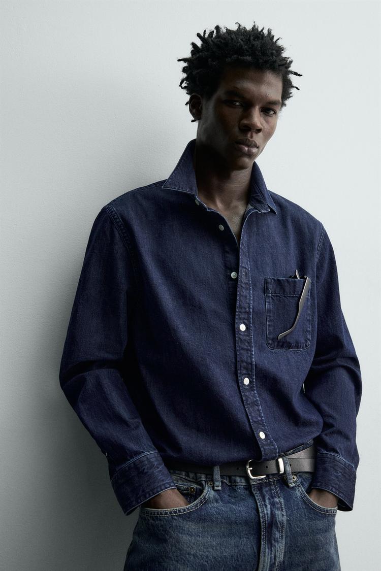 ZARA REGULAR FIT DENIM SHIRT