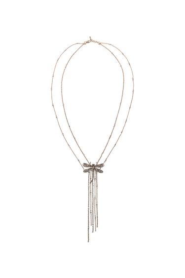 DRAGONFLY DOUBLE NECKLACE