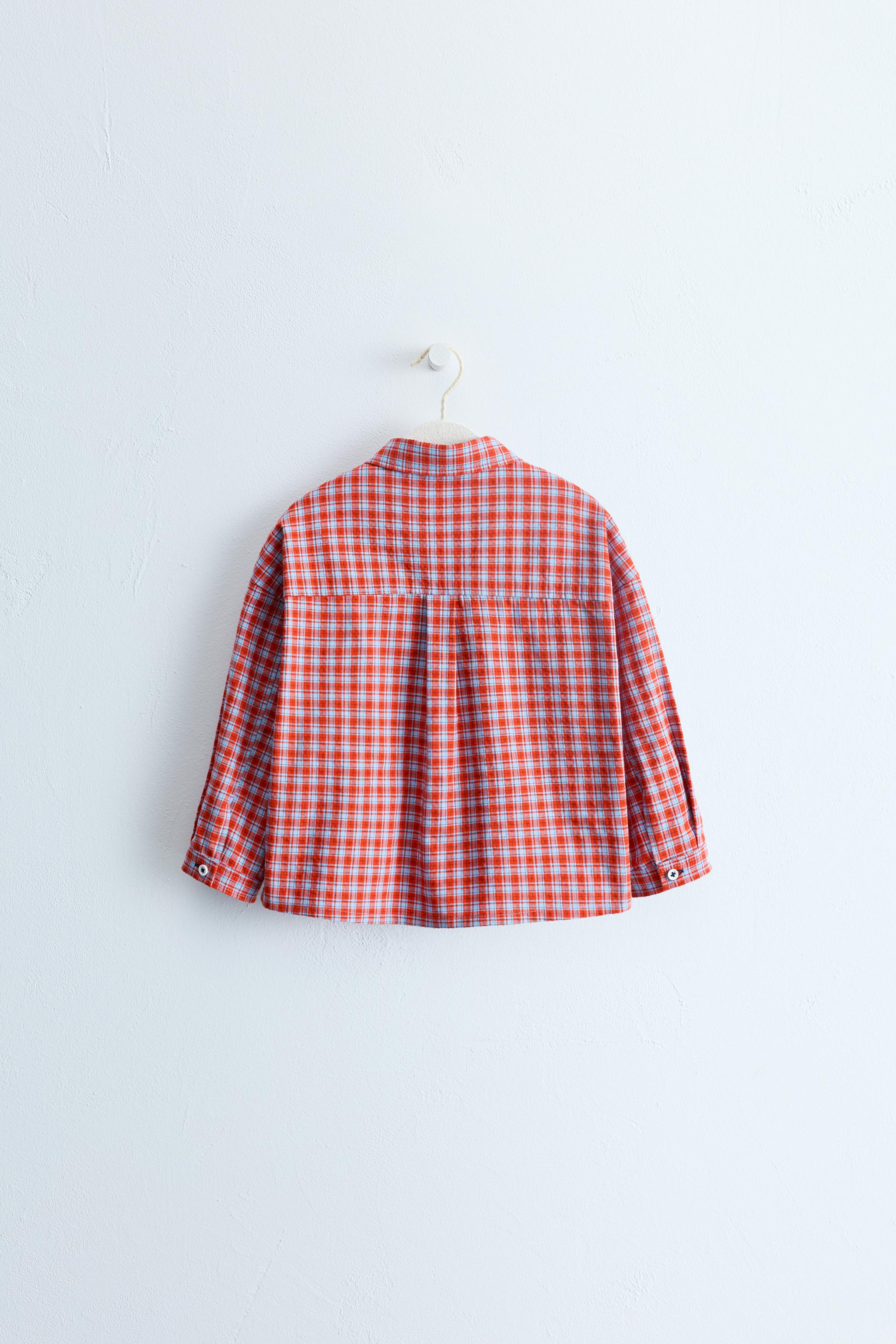 ZARA TIMELESS - CHEMISE À IMPRIMÉ CARREAUX