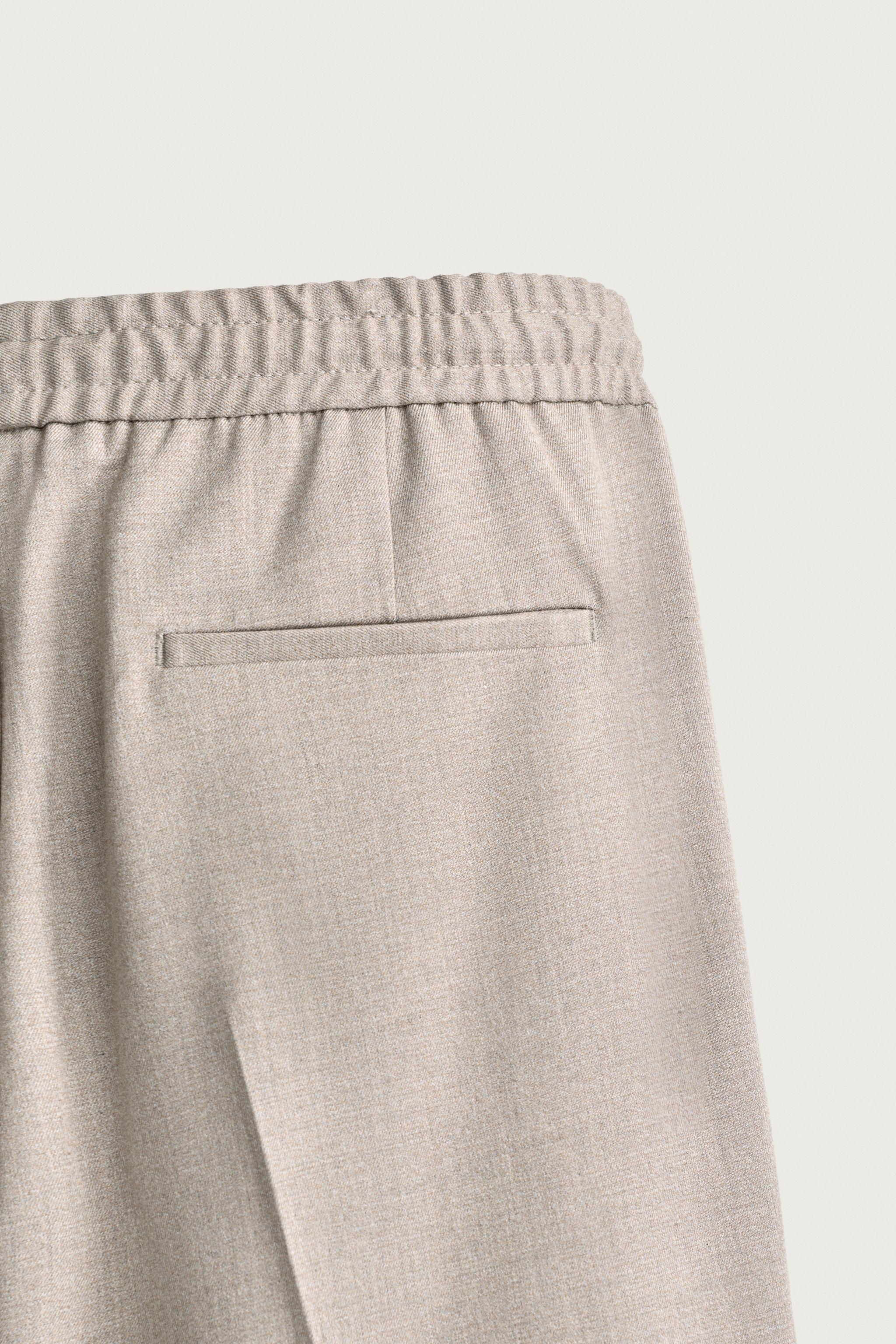 Мужские брюки Zara COMFORT JOGGER WAIST PANTS — фото 8