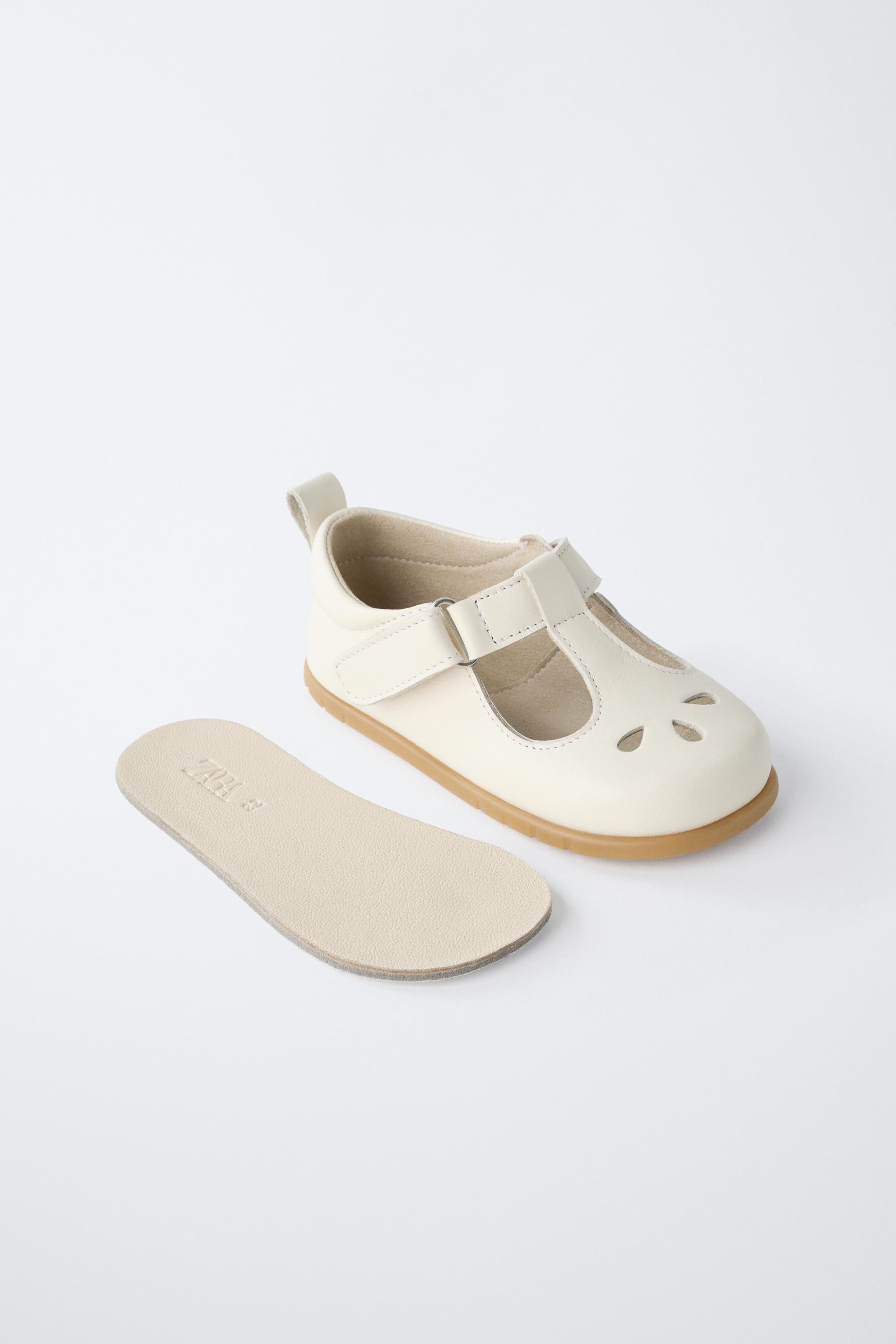 BAREFOOT LEATHER SHOES - Off White | ZARA United States