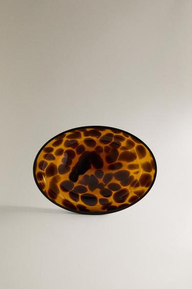 Zara ANIMAL PRINT BATHROOM SOAP DISH - Leopard