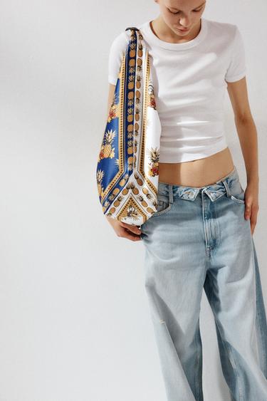 MULTI-COLOURED PRINT SHOPPER - Multicoloured by Zara