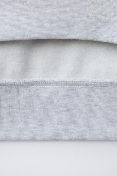 SWEAT DE JOGGING À INSCRIPTION - Gris chiné de Zara - Image 3